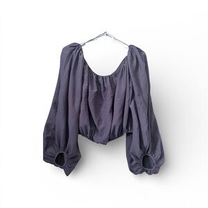 HYFVE Boutique Bell Sleeve Crop Top – Size L – Like New ✨